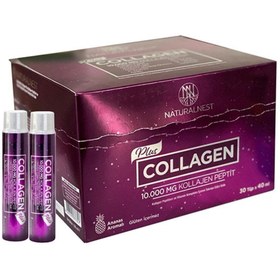 Resim Naturalnest Collagen Plus Kollajen Peptitleri ve Vitamin Kompleks 30 x 40 ml 