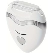 Resim Gateesat Beyaz Kadın Elektrikli Tıraş Makinesi Usb Şarjlı Islak Kuru 200mah 