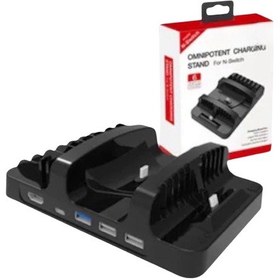 Resim Yues Switch Hdmi Dock Stand Şarj Standı Oyun Bölmeli 