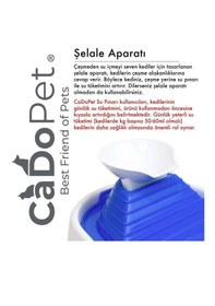 Resim Cadopet Kedi Su Pınarı Su Sebili Su Çeşmesi Ultra Sessiz 2,0 Litre Usb 5 Volt 2 Metre Kablo 
