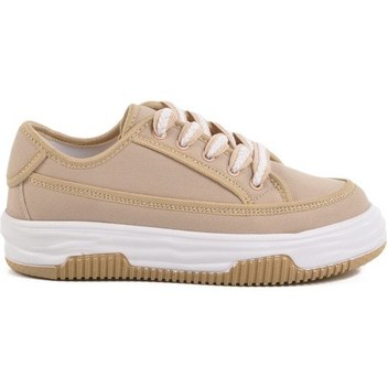 Aspor Bej Keten Kadın Spor Ayakkabı Çok Renkli