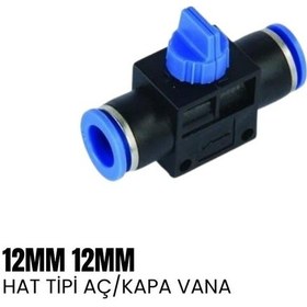 Resim Shuıvan Pnömatik Rekor 12mm Hortum Arası Hat Tipi Vana - Şipşak-1562 
