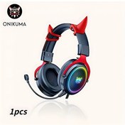 Resim Sunshine022 Onıkuma Gaming Kulaklık Ayarlanabilir Başlık 7.1 Surround Ses Siyah Diğer 