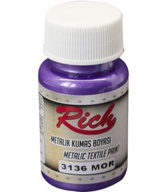 Resim Rich Metalik Kumaş Boyası 50 Cc. 3136 Mor 