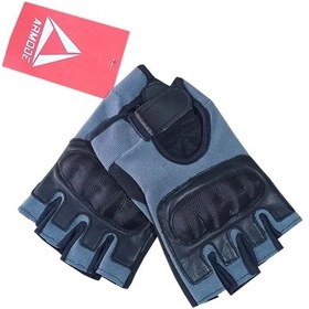 Resim Armode Mg014p Korumalı Yarım Motosiklet Eldiveni Gri Xl Beden 