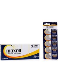 Resim Maxell CR2032 3 V Lityum Düğme Pil 5 x 20'li 