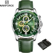 Resim Hanyang Sgngn-Box Navıforce Aydınlık Eller Erkek Saatler Üst Marka Erkek Izle Su Geçirmez Spor Kol Saati Erkekler Lüks Chronograph Kuvars Erkek Saat (Yurt Dışından) 