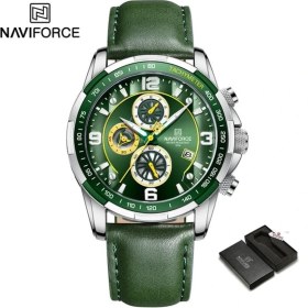 Resim Hanyang Sgngn-Box Navıforce Aydınlık Eller Erkek Saatler Üst Marka Erkek Izle Su Geçirmez Spor Kol Saati Erkekler Lüks Chronograph Kuvars Erkek Saat (Yurt Dışından) 