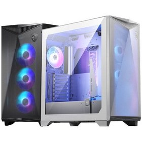 Resim MSI MPG GUNGNIR 300R AIRFLOW TEMPERLI CAM A-RGB FAN 4x120mm PMW FAN ATX BROWN BOX GAMING BILGISAYAR KASASI 