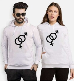 Resim Tshirthane Female Male Sevgili Kombinleri Kapüşonlu Kombini 