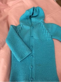 Resim Papatyam El Örgüsü Bebek Hırkası El Işi 