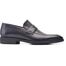 Resim Nevzat Onay Siyah Klasik Loafer Erkek Ayakkabı -11911- 