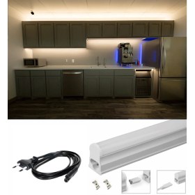 Resim GRNLight 30-60-90-120 cm Anahtarlı Mutfak Tezgah Aydınlatması-Tak Çalıştır-1,5 mt Enerji Kablolu 