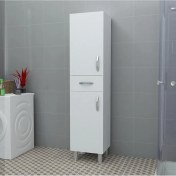 Resim T Designo Tudor Banyo Boy Dolabı-Çok Amaçlı Dolap-Kiler Dolabı 40 cm Beyaz 