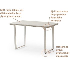 Resim Kagu Mdf Masa Sandalye 