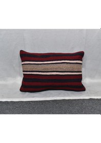 Resim Zehra Abla Halı Yeni El Dokuma Dekoratif Kilim Kırlent Yastık Kılıfı 6699 Çok Renkli 