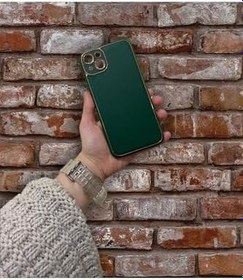 Resim bbtech Iphone 14 Plus Ile Uyumlu Suni Deri Kamera Korumalı Telefon Kılıfı Clandestine Case Kapak Kılıf;Yeşil 