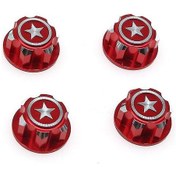 Resim Mufunye 1/8 Rc Araba İçin 17mm Alüminyum Altıgen Tekerlek Somunu, Kırmızı, 4 Adet, Servo Aksesuarı, Montajlı, Ağırlık:4g/adet 