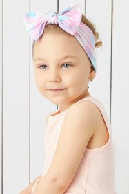 Resim Babygiz El Yapımı Yumuşak Fiyonk Bağlamalı Doğal Pamuklu Penye Bebek Çocuk Kız Bandana Best Of Serisi 