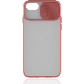 Resim Apple iPhone 7 Plus Kılıf Lens Korumalı Sürgülü Arka Kapak 