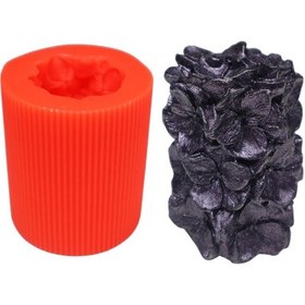 Resim Papatyalı Mumluk Silikon Kalıp M-123 