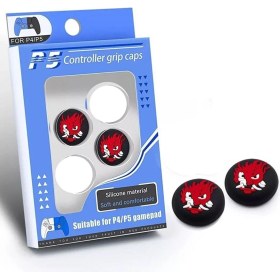 Resim Cyberpunk Samurai Desenli Xbox Ps4 - Ps5 - Xbox S - Xbox x Uyumlu Analog Koruyucu-2 Adet 