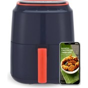 Resim Kumtel Sporfit Lacivert Digital Fastfryer (Yağsız Fritöz Airfryer) HAF-09 
