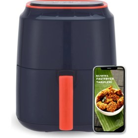 Resim Kumtel Sporfit Lacivert Digital Fastfryer (Yağsız Fritöz Airfryer) HAF-09 