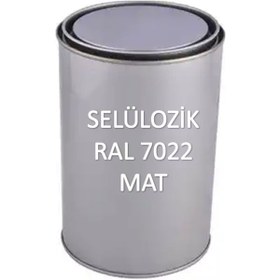 Resim Selülozik Ral 7022 Mat Boya 1 KG 
