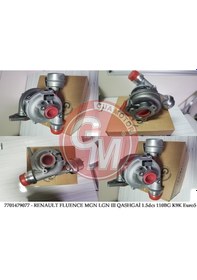 Resim Gua 40609 Turbo Şarj Renault Fluence Mgn Lgn Iıı Qashgai Dacıa Duster 4x4 Lodgy 1.5dcı 110bg K9k Euro5 7701479077-144112505r-144113843r 
