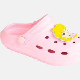 Resim minibonito Frozen Elsa Kız Çocuk Pembe Kaymaz Taban Terlik Sandalet 