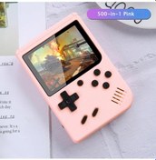 Resim Retro Taşınabilir Mini El Video Oyun Konsolu 3.0 İnç Esnek Hd Ekran Çocuklar Pink 