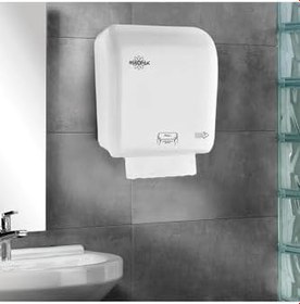 Resim Rulopak Autocut Kağıt Havlu Dispenseri 21 Cm Beyaz Beyaz,1484 