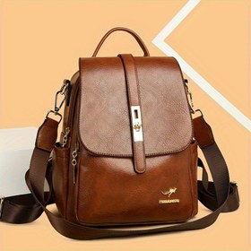 Resim Vintage Hırsızlığa Karşı Sırt Çantası, Preppy College Okul Sırt Çantası, Kadın Gündelik Seyahat İşe Gidip Gelen Sırt Çantası 