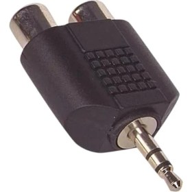 Resim 2rca Dişi-3.5 mm Stereo Erkek Çevirici Jack 