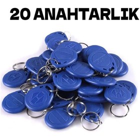 Resim Electrimax Manyetik Anahtarlık -20 Adet Rfid Keyfob Göstergeç Anahtarlık 125 Khz Proximity 