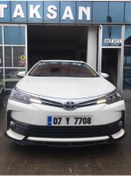 Resim Toyota Corolla Uyumlu Ön Tampon Eki - (2016-2018) Parlak Siyah 