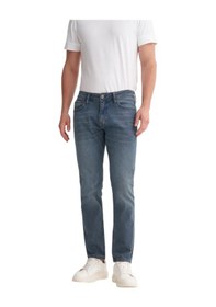 Resim Cazador Erkek Terry Normal Bel Slim Fit Boru Paça Jean Pantolon Koyu Gri 