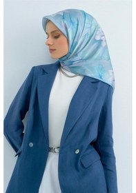Resim Armine Saf İpek Sura Eşarp-2026 İlkbahar-yaz- 950500d Mavi 