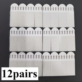 Resim Xuweiwei 12li Kolay Takılan Delmesiz Resim Asma Kiti Çift Taraflı Çıkarılabilir Yapışkanlı 