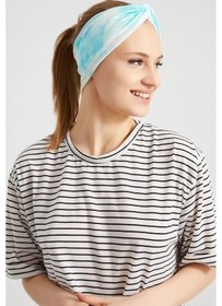 Resim Batik Butik Tasarım Kadın Bandana Saç Bandı, Ekstra Yumuşak, Esnek, Doğal, Pamuklu Penye - Tek Ebat / Batik Bulut Batik Bulut 