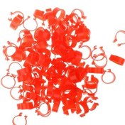 Resim Suntek 100x Tavuk Kümes Bacak Halkaları Bantlar Klip No 