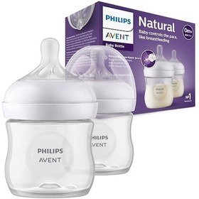 Resim Philips Avent Natural Response Pp 2'li Biberon Seti, 0+ Ay 125ml 