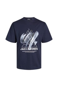 Resim Jack & Jones 12254609 Jcotint Tişört Ss Crew Neck Lacivert 