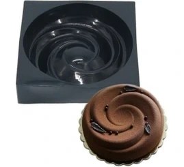 Resim Pastry Planet Yuvarlak Spiral Silikon Kalıp 
