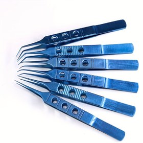 Resim Yüksek Kaliteli Titanyum Alaşımlı Pense, Çift Kirpik Kozmetik Uygulaması, Düz/Bükülmüş Üç Delik Tasarımı, Kokusuz, Kaş Şekillendirme İçin İdeal, Hassas Güzellik Aracı|Şık Pense|Dayanıklı Metal Yapı, Güzellik Pense 