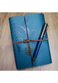 Resim Hediyelik Mavi Küçük Boy Defter Mavi 