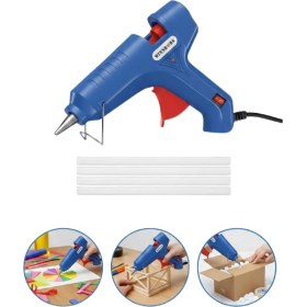 Resim Vintessy Hızlı Isınan 100 W Silikon Tabancası 11 mm Silikon Uyumlu 5 Adet Silikon 