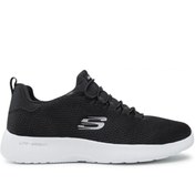 Resim Skechers Dynamight 58360 BKW Erkek Siyah Spor Ayakkabı 