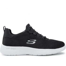 Resim Skechers Dynamight 58360 BKW Erkek Siyah Spor Ayakkabı 